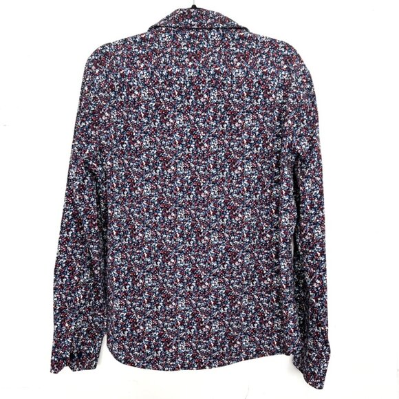 Apt.9 Performance Untucked Slim Fit Button Down Shirt Floral Medium mc - Picture 3 of 3